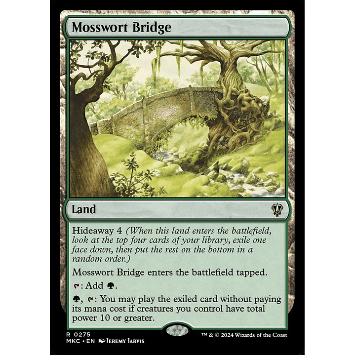 Mosswort Bridge | Inglés | NM | MKC 1