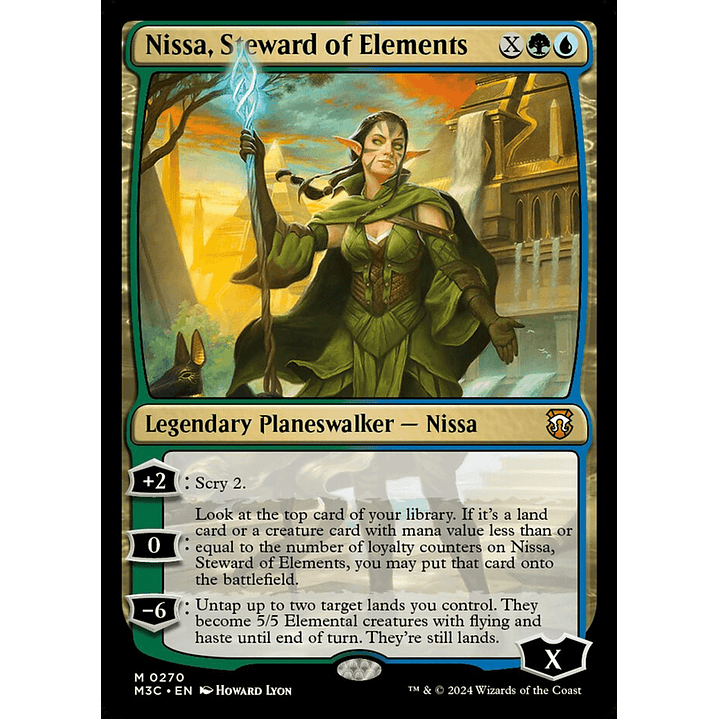 Nissa, Steward of Elements | Inglés | NM | M3C 1