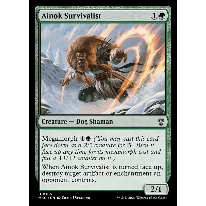 Ainok Survivalist | Inglés | NM | MKC 1