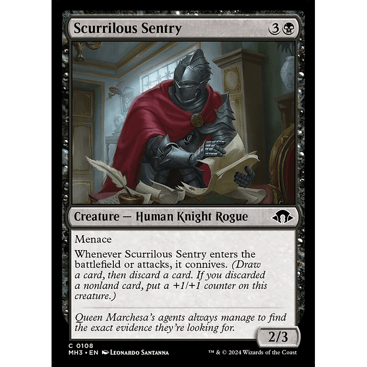 Scurrilous Sentry | Inglés | NM | MH3 1