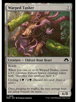 Warped Tusker (foil) | Español | NM | MH3