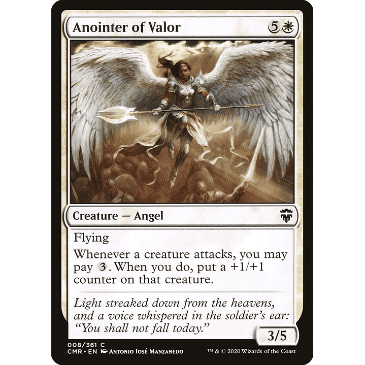 Anointer of Valor | Español | NM | CMR 1