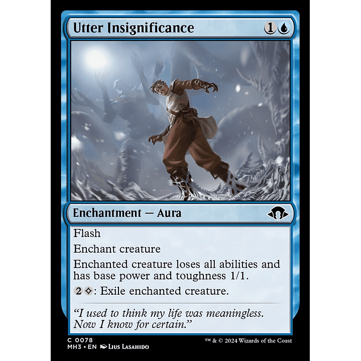 Utter Insignificance | Español | NM | MH3 1