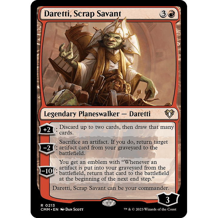 Daretti, Scrap Savant (foil) | Inglés | NM | CMM 1