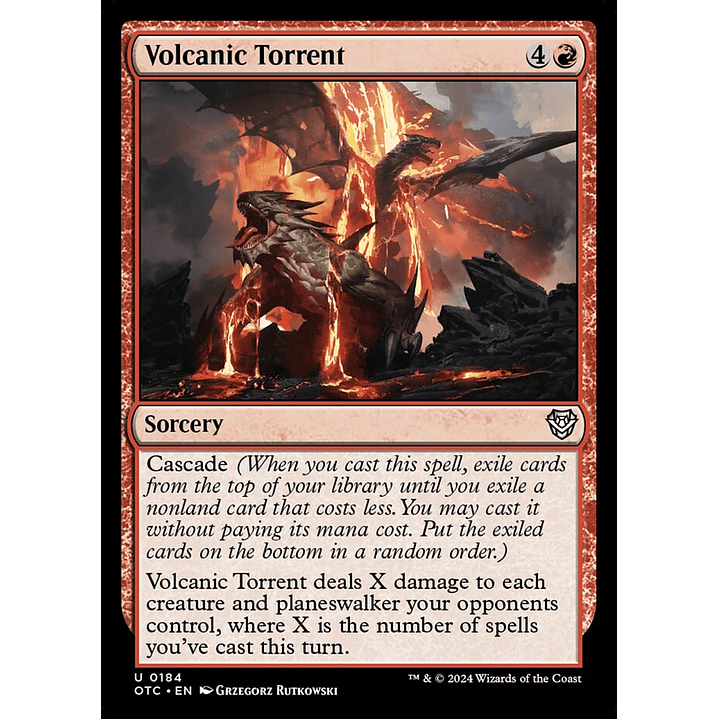 Volcanic Torrent | Español | NM | OTC 1
