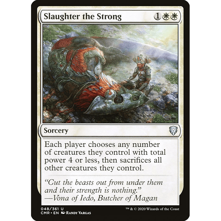 Slaughter the Strong | Español | NM | CMR 1