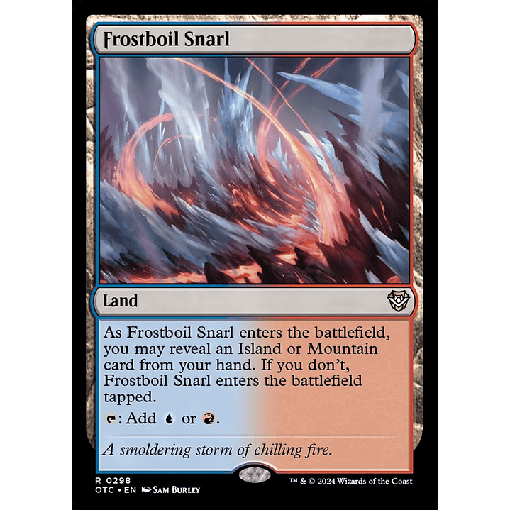 Frostboil Snarl | Español | NM | OTC 1