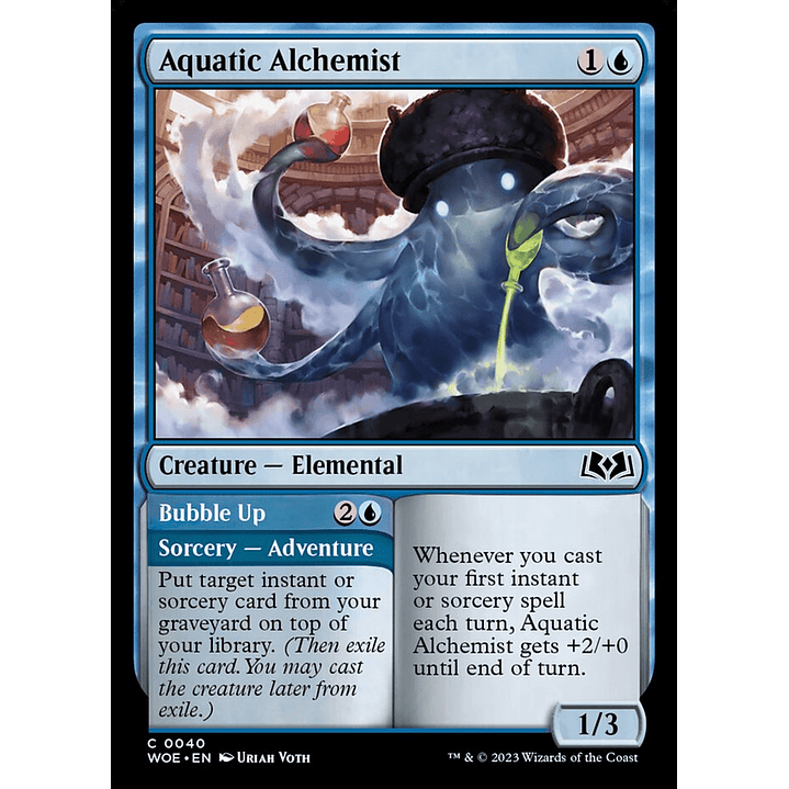 Aquatic Alchemist // Bubble Up | Español | NM | WOE 1