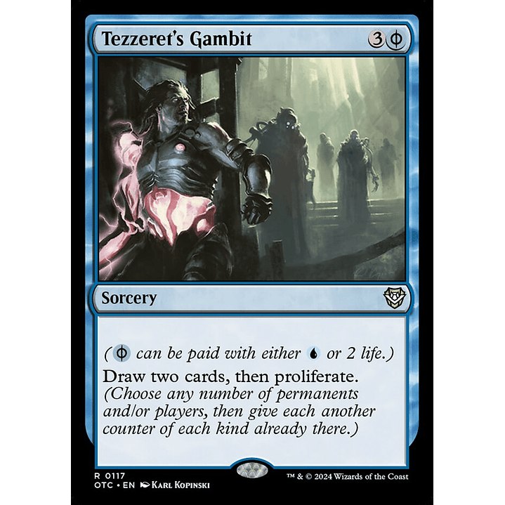 Tezzeret's Gambit | Español | NM | OTC 1