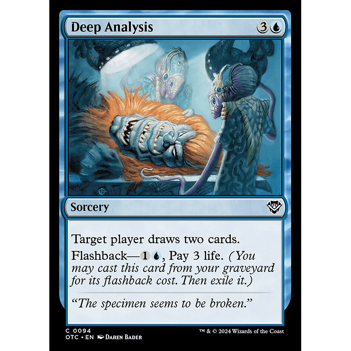 Deep Analysis | Español | NM | OTC 1