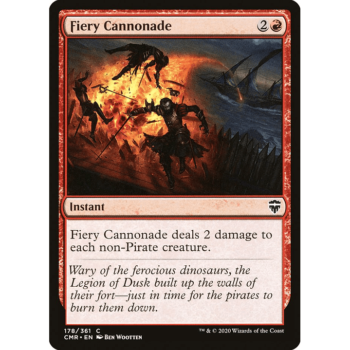 Fiery Cannonade | Español | NM | CMR 1