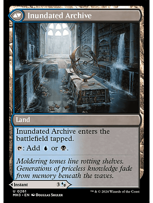 Waterlogged Teachings // Inundated Archive (foil) | Inglés | NM | MH3