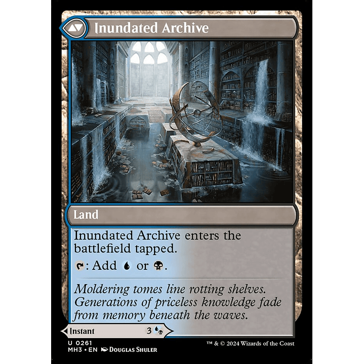 Waterlogged Teachings // Inundated Archive (foil) | Inglés | NM | MH3 2