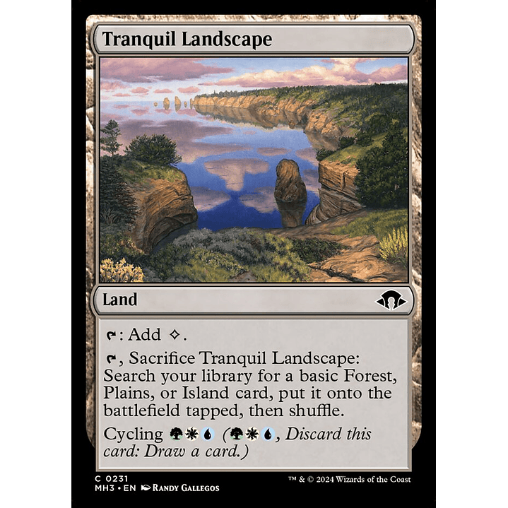 Tranquil Landscape (foil) | Inglés | NM | MH3 1
