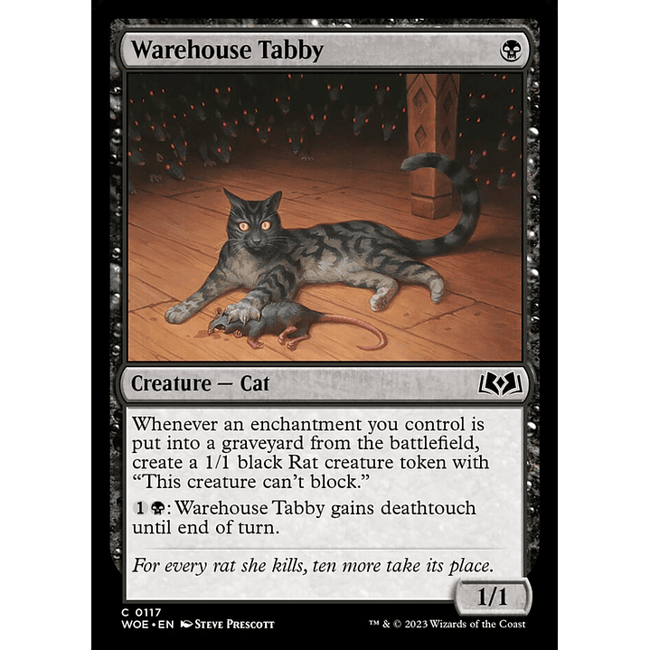 Warehouse Tabby | Español | NM | WOE 1