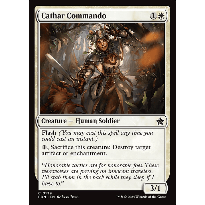 Cathar Commando | Español | NM | FDN 1