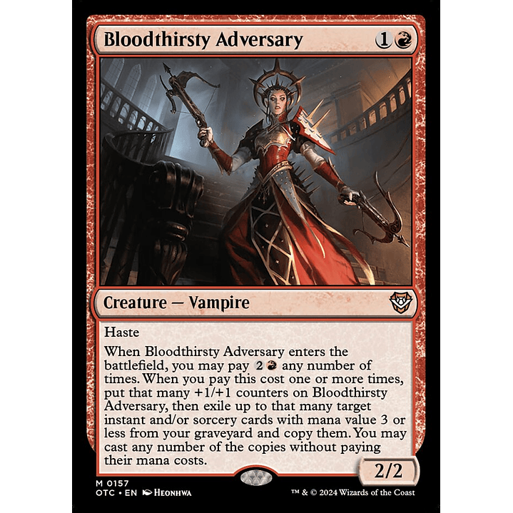 Bloodthirsty Adversary | Español | NM | OTC 1