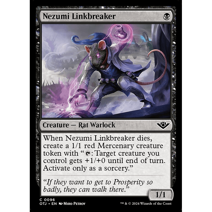 Nezumi Linkbreaker | Español | NM | OTJ 1