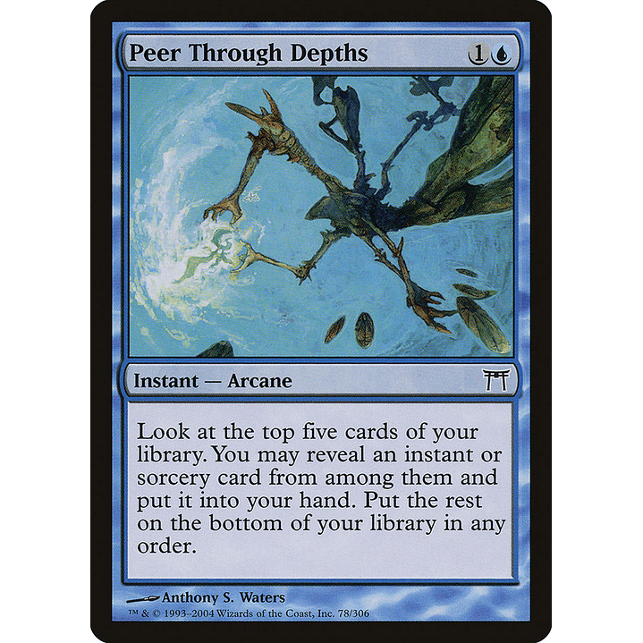 Peer Through Depths | Español | NM | CHK 1