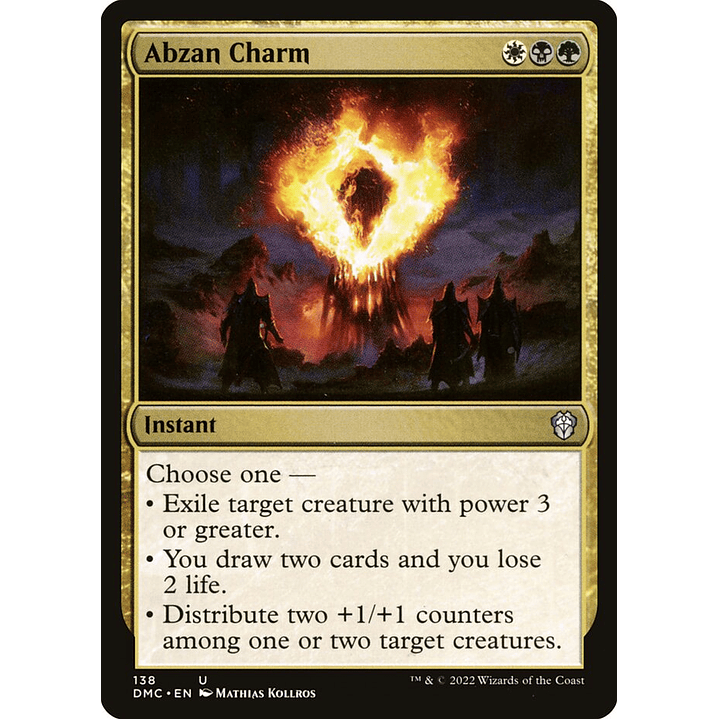 Abzan Charm | Español | NM | DMC 1