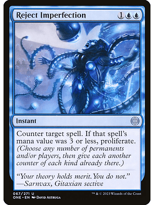 Reject Imperfection | Español | NM | ONE