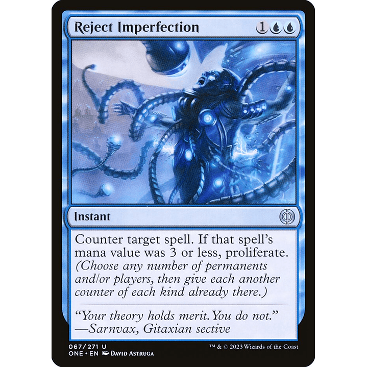 Reject Imperfection | Español | NM | ONE 1