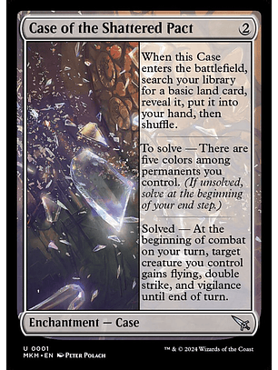 Case of the Shattered Pact | Inglés | NM | MKM