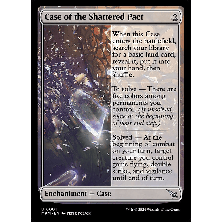 Case of the Shattered Pact | Inglés | NM | MKM 1