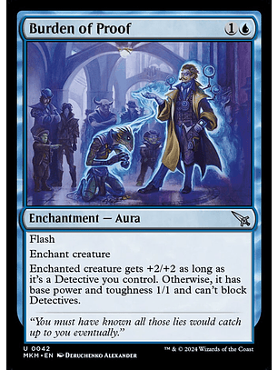 Burden of Proof | Inglés | NM | MKM