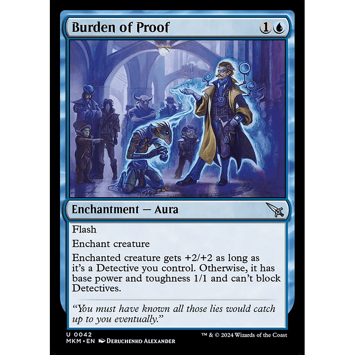 Burden of Proof | Inglés | NM | MKM 1