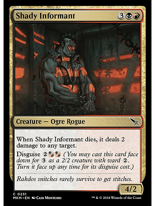 Shady Informant | Inglés | NM | MKM