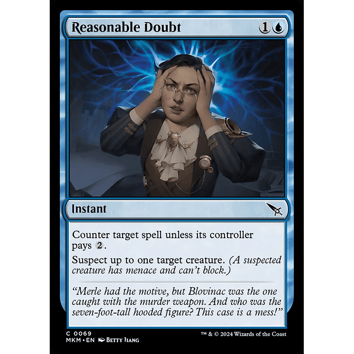 Reasonable Doubt | Inglés | NM | MKM 1