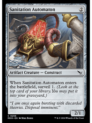 Sanitation Automaton | Inglés | NM | MKM