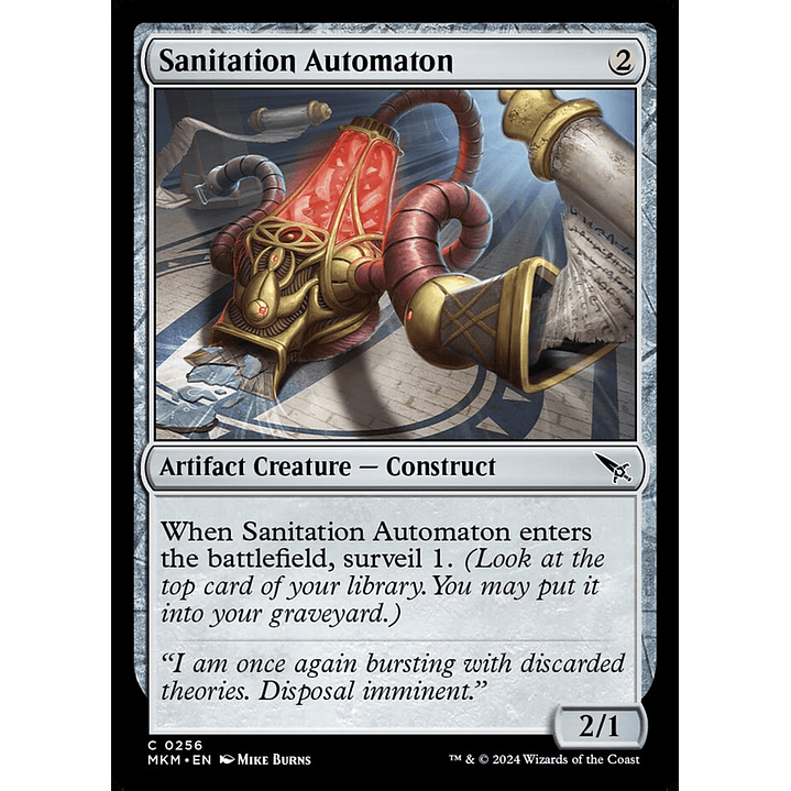 Sanitation Automaton | Inglés | NM | MKM 1