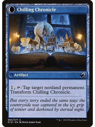 Mysterious Tome // Chilling Chronicle (foil) | Inglés | NM | MID