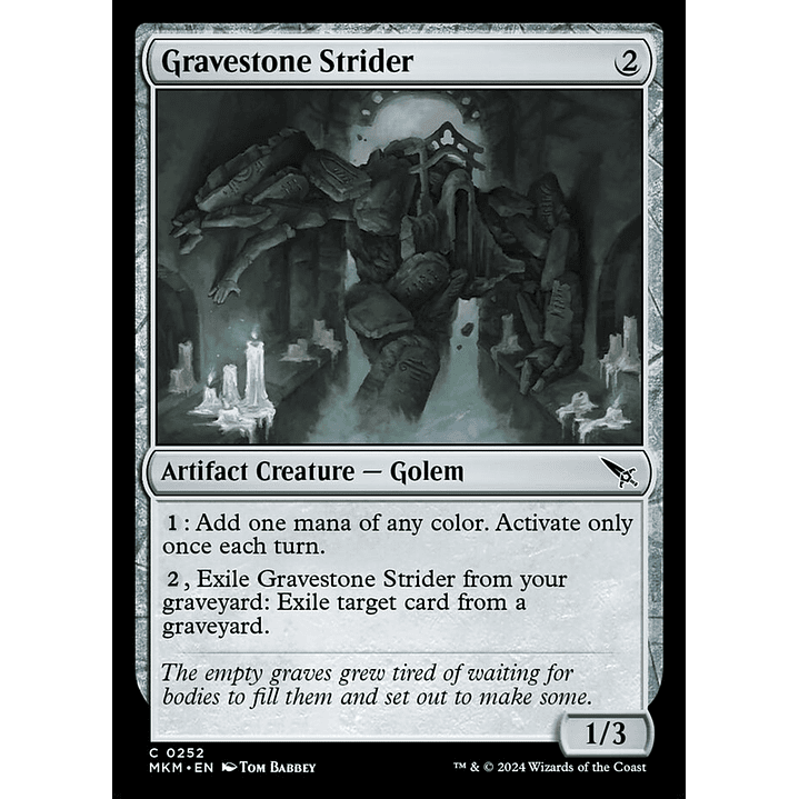 Gravestone Strider | Inglés | NM | MKM 1