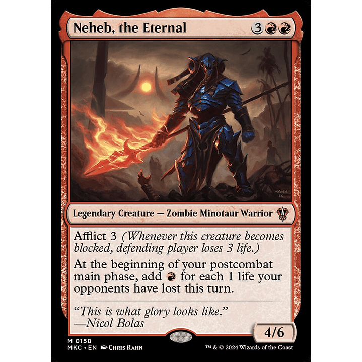 Neheb, the Eternal | Inglés | NM | MKC 1