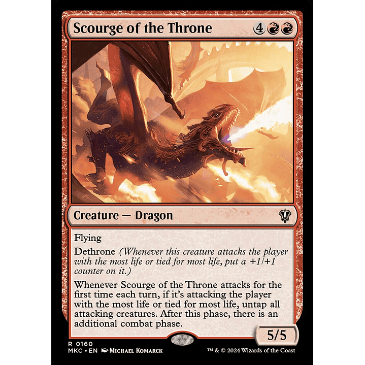 Scourge of the Throne | Inglés | NM | MKC 1