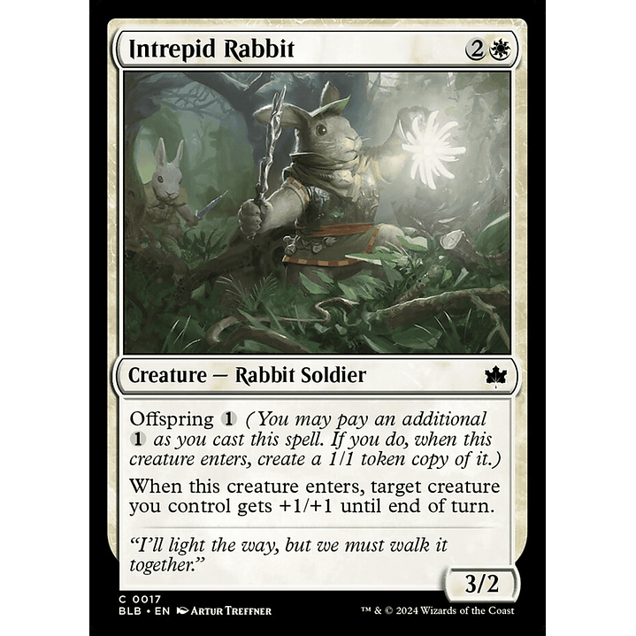 Intrepid Rabbit | Inglés | NM | BLB 1