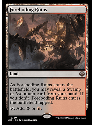 Foreboding Ruins | Inglés | NM | LCC