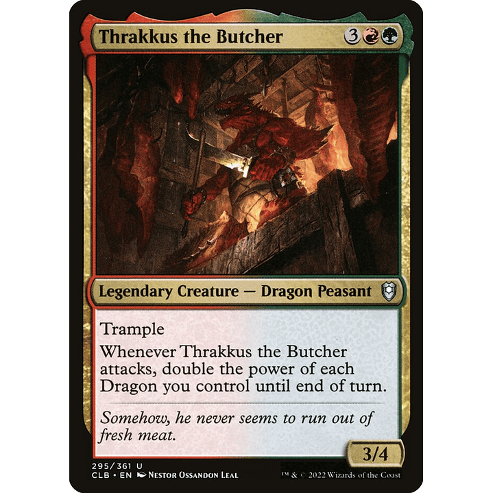 Thrakkus the Butcher | Inglés | NM | CLB 1