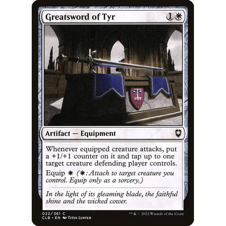 Greatsword of Tyr | Inglés | NM | CLB 1