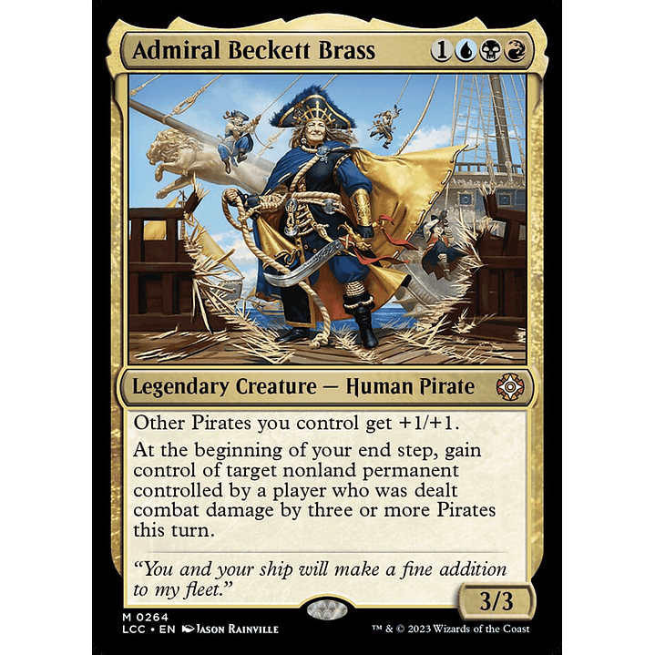 Admiral Beckett Brass | Inglés | NM | LCC 1