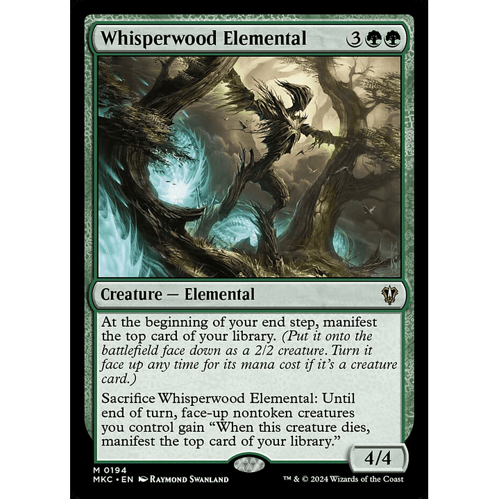 Whisperwood Elemental | Inglés | NM | MKC 1