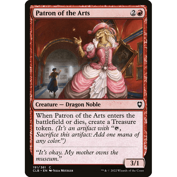 Patron of the Arts | Inglés | NM | CLB 1