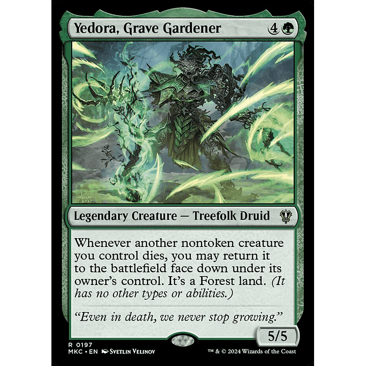Yedora, Grave Gardener | Inglés | NM | MKC 1