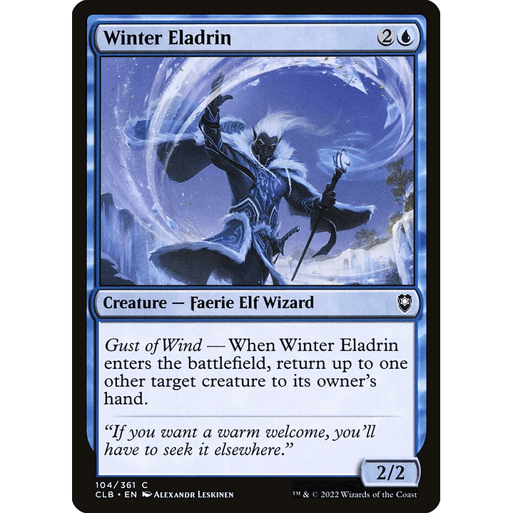 Winter Eladrin | Inglés | NM | CLB 1