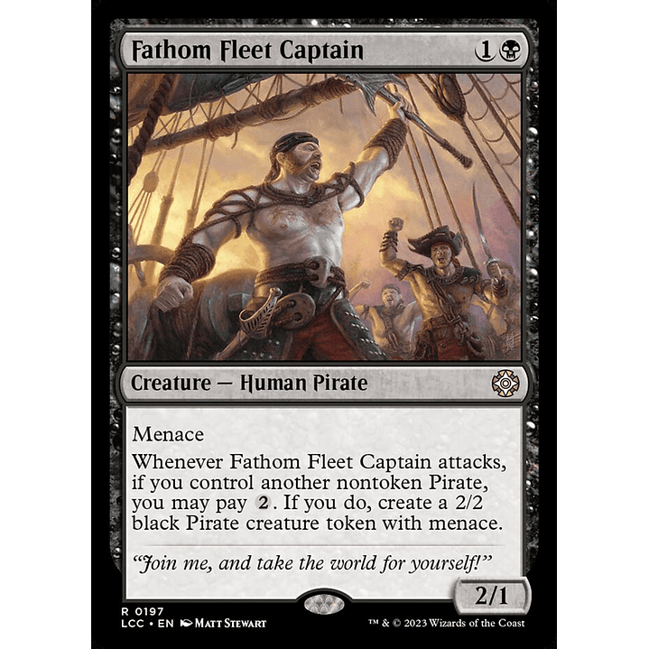 Fathom Fleet Captain | Inglés | NM | LCC 1