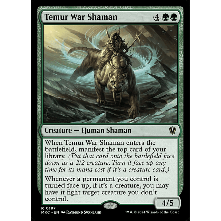 Temur War Shaman | Inglés | NM | MKC 1