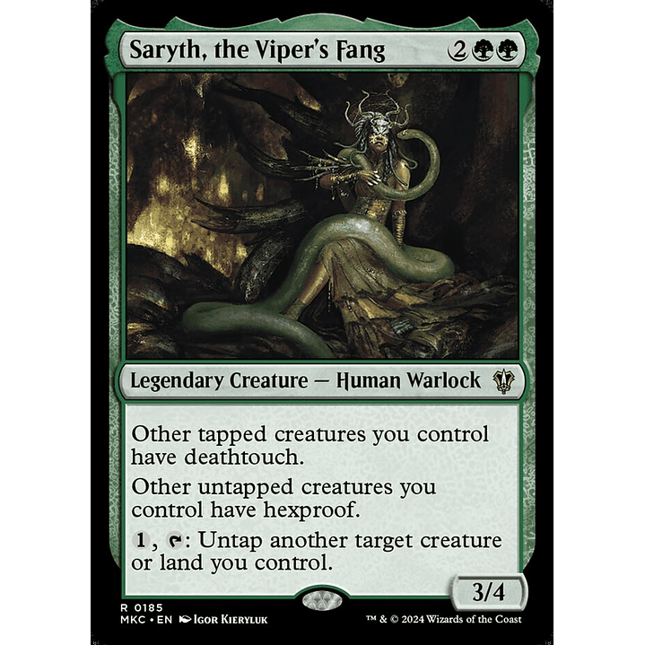 Saryth, the Viper's Fang | Inglés | NM | MKC 1
